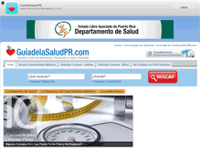 Tablet Screenshot of guiadelasaludpr.com